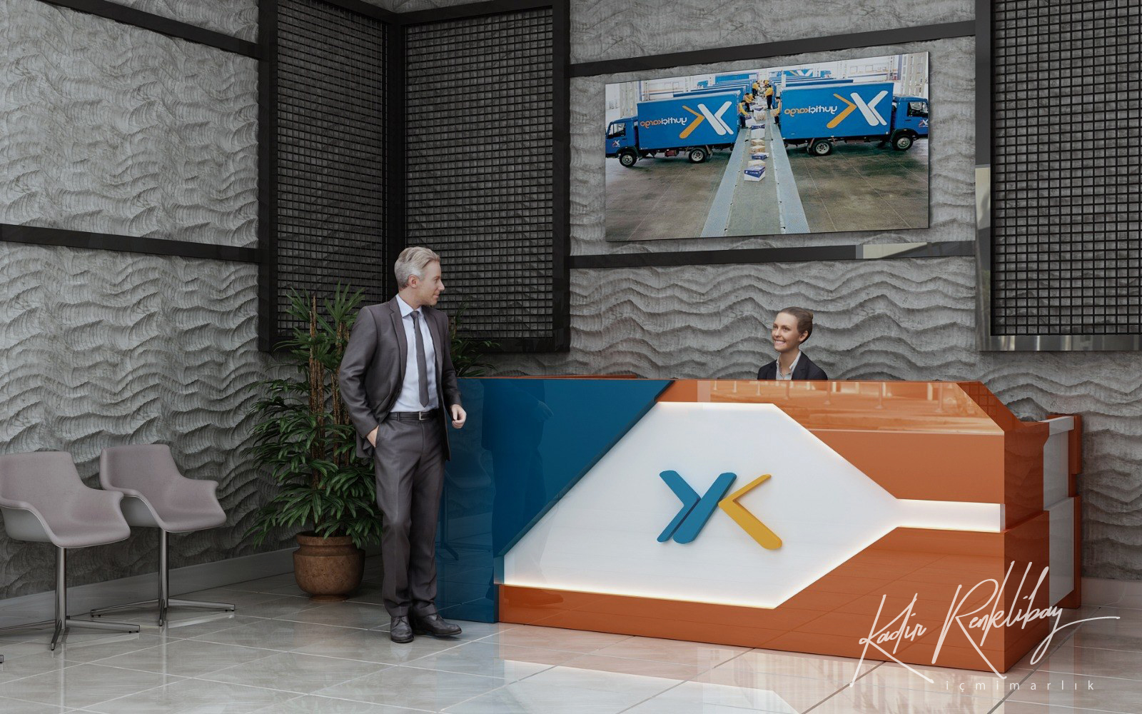 YURT İÇİ KARGO BANKO TASARIMI
